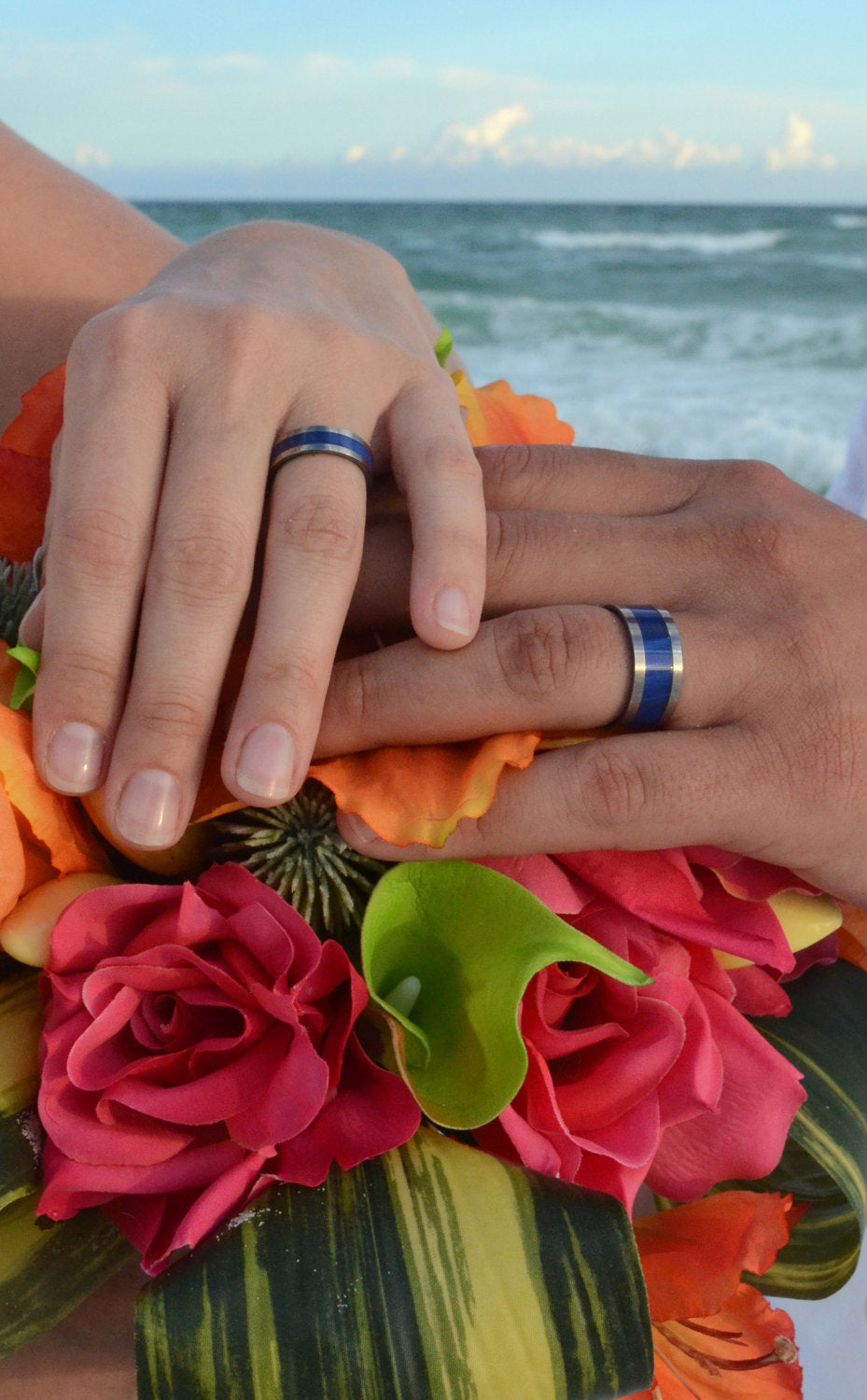 Colorful Wedding Celebrations | Two Color Wedding Rings