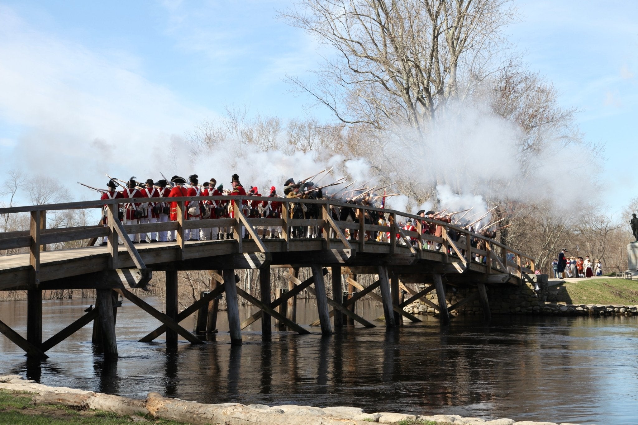 The Old North Bridge - Revolutionary War Wedding Rings - Minter and Richter Designs