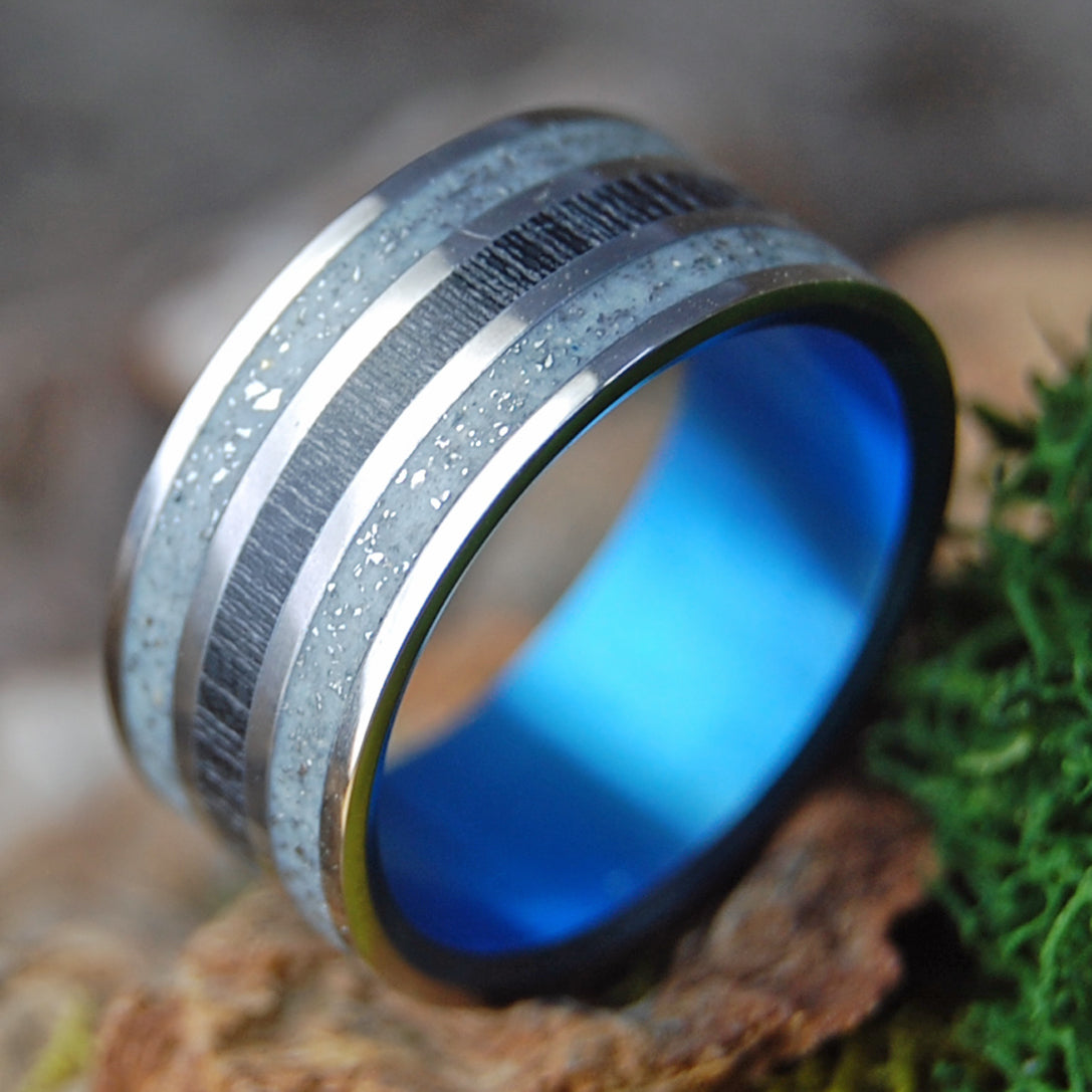 70'S BLUE CHEVELLE | Men's Carbon Fiber & Car Parts - Titanium Wedding Ring