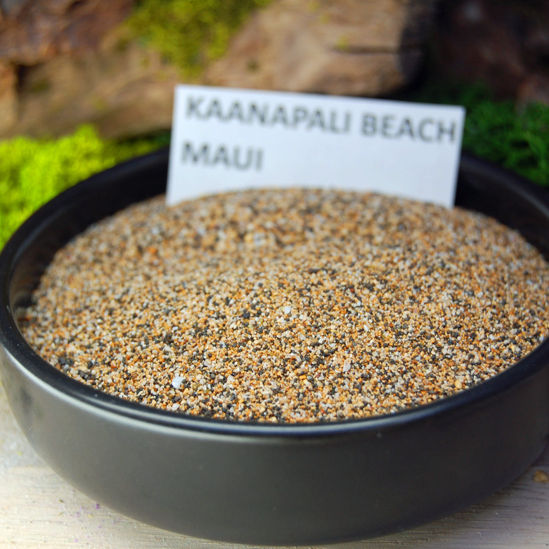 KAANAPALI MAGIC | Aquatic Blue Resin & Koa, Kaanapali Sand - Beach Sand Ring - Wooden Wedding Ring