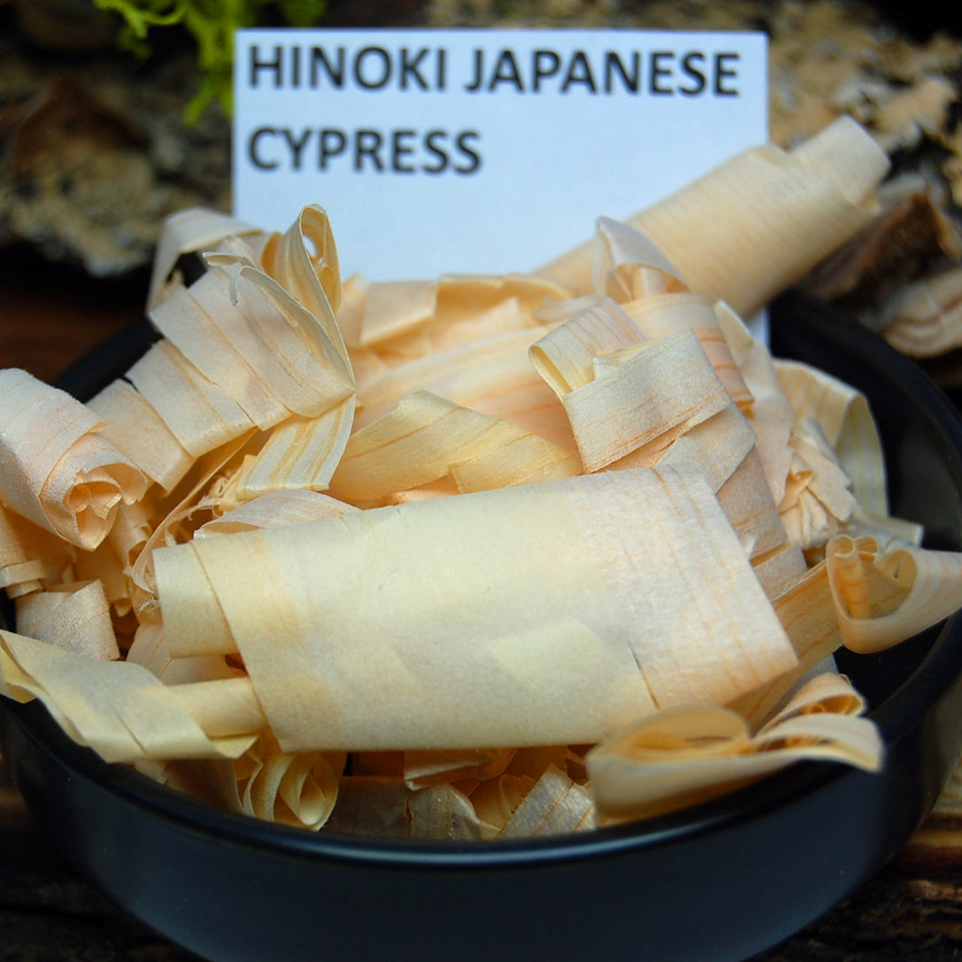 HINOKI & NATIVE COPPER | Japanese Hinoki, Michigan Native Copper Flecks & Titanium - Unique Wedding Rings