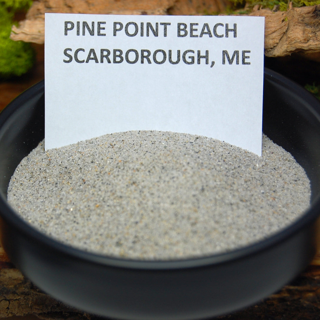 PINE POINT MAINE INOX | Beach Sand, Chrysocolla & Titanium Wedding Ring