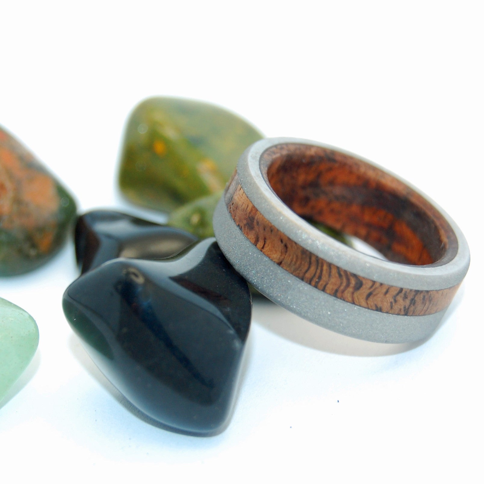 All You Need | Men's Hawaiian Koa Wood & Titanium Wedding Ring - Minter and Richter Designs