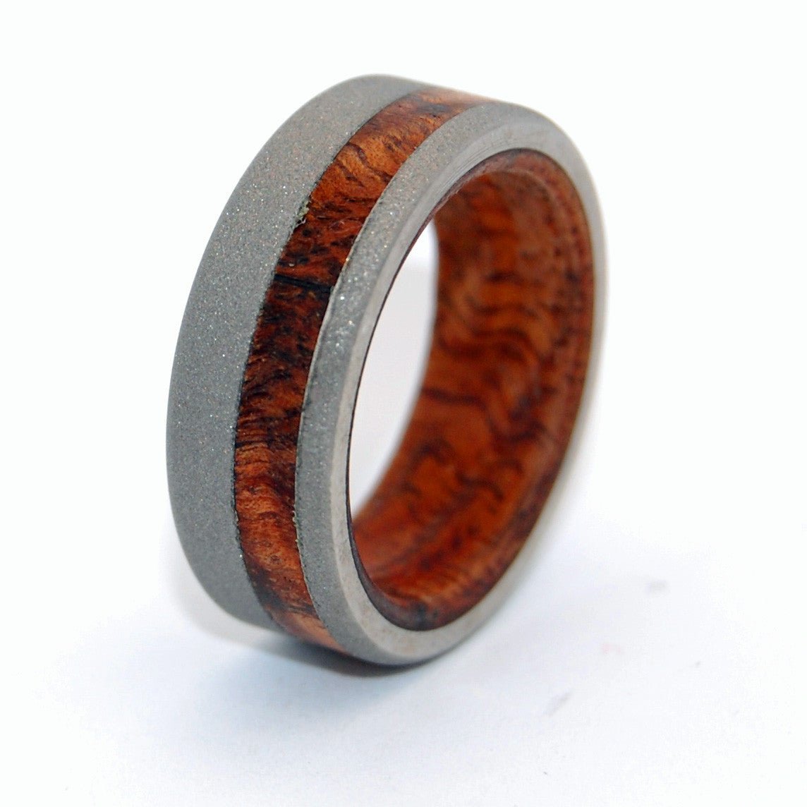 All You Need | Men's Hawaiian Koa Wood & Titanium Wedding Ring - Minter and Richter Designs
