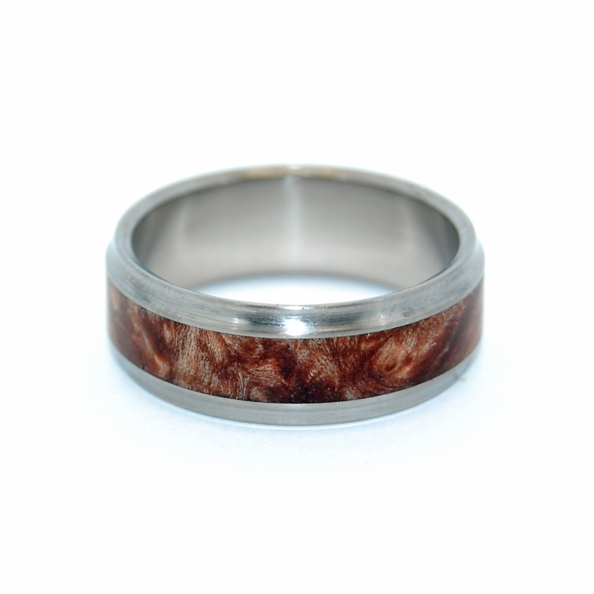Amboyna Windham | Men's Amboyna Wood Wedding Ring - Minter and Richter Designs