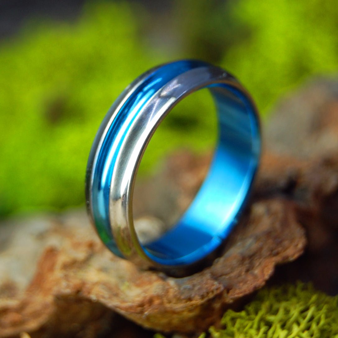 And Boy Meets Girl | Size 5.25 At 5mm | Titanium Wedding Ring | On Sale - Minter and Richter Designs