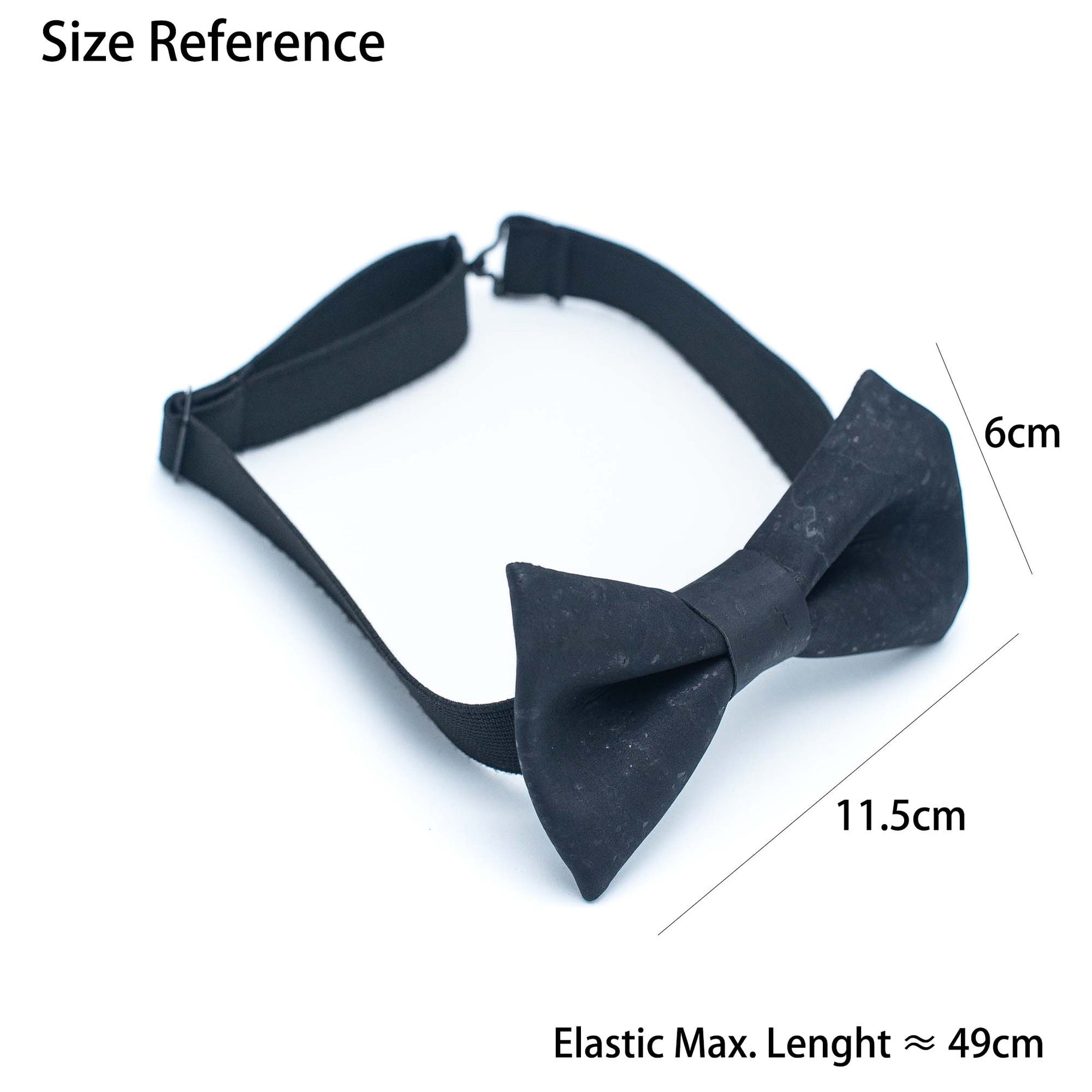 Black Smart Cork Bow - Tie - Handmade Bow Tie - Groomsmen Gift - Minter and Richter Designs