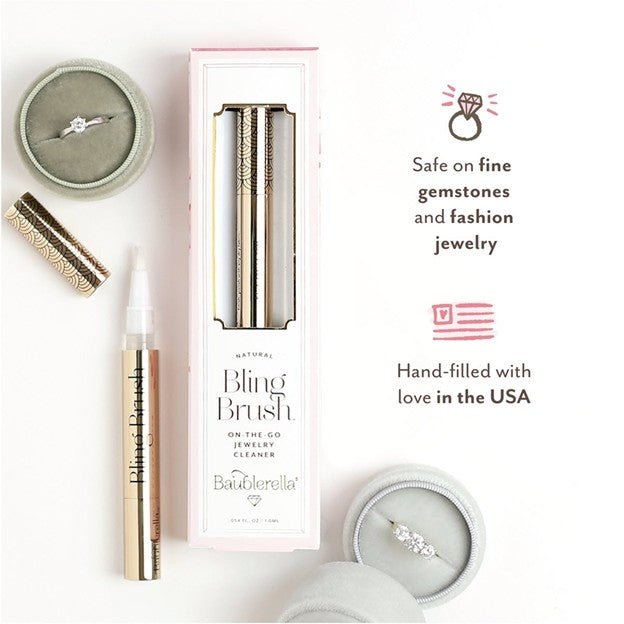 BLING BRUSH JEWELRY CLEANER PEN | Bridal Gift - Wedding Gift - Minter and Richter Designs