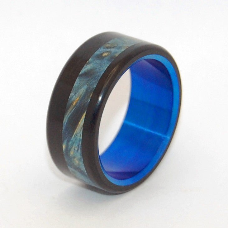 Blue Galway | Men's Wood & Titanium Wedding Ring - Minter and Richter Designs