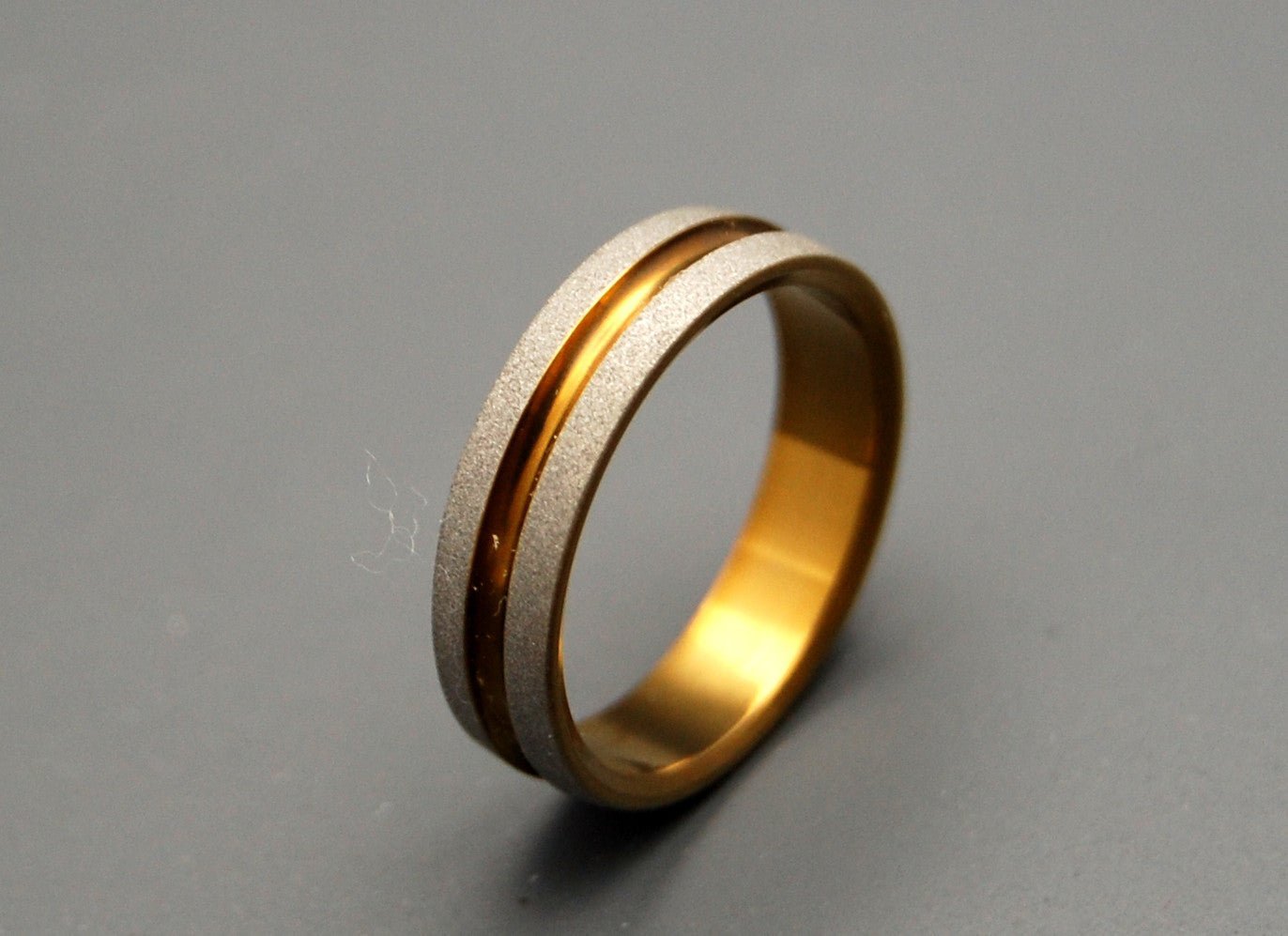Bold As Love Bronze | Men's Bronze & Titanium Wedding Ring - Minter and Richter Designs