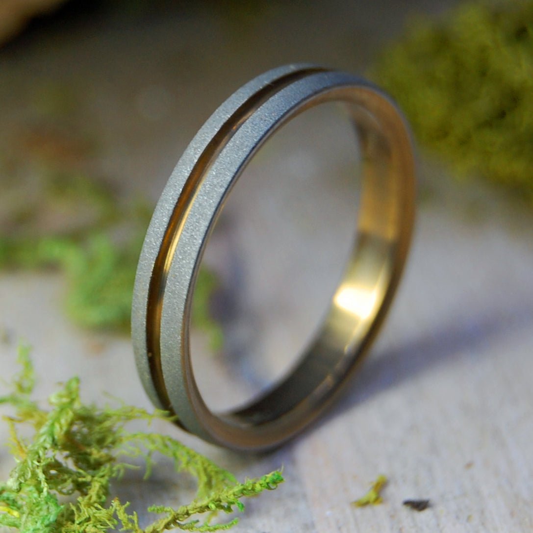 Bold as Love Bronze | Size 9.75 At 3.5mm | Titanium Wedding Ring | On Sale - Minter and Richter Designs