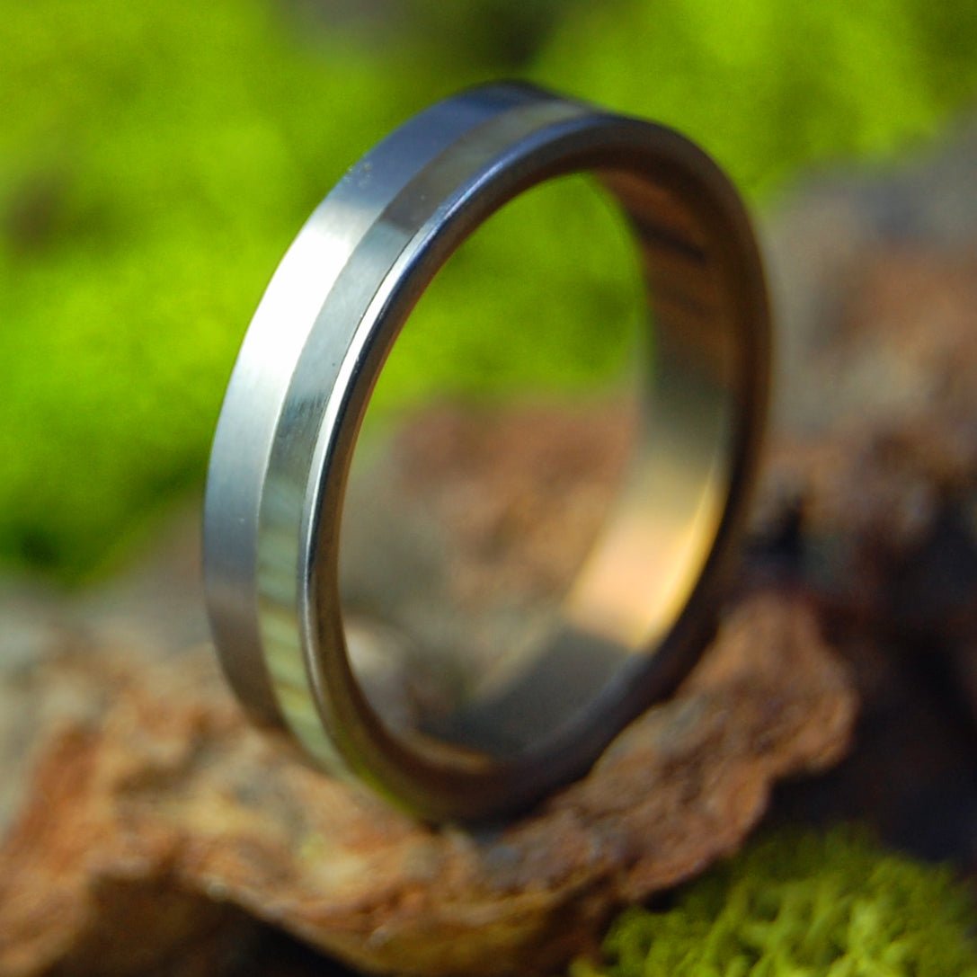 Bordeaux | Size 6.5 At 3.5mm | Unique Wedding Band | On Sale - Minter and Richter Designs