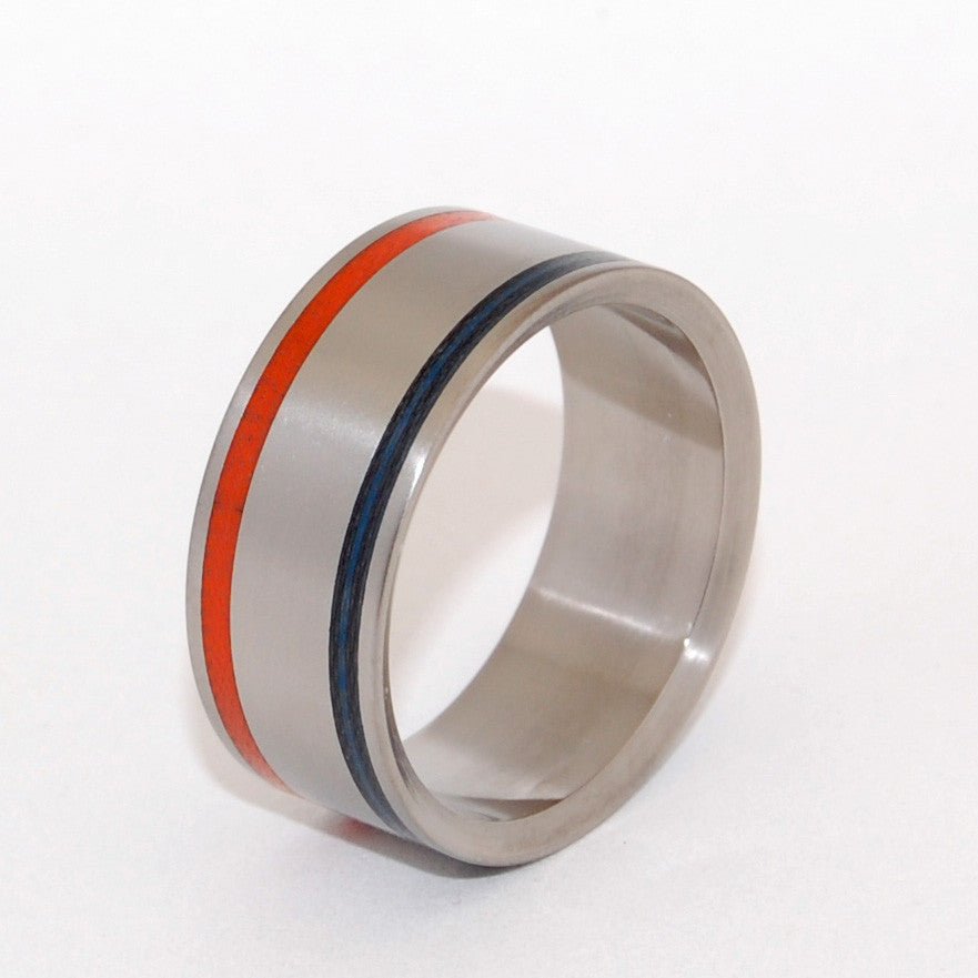 Broncos Team Ring | Men's Titanium Team Ring - Minter and Richter Designs