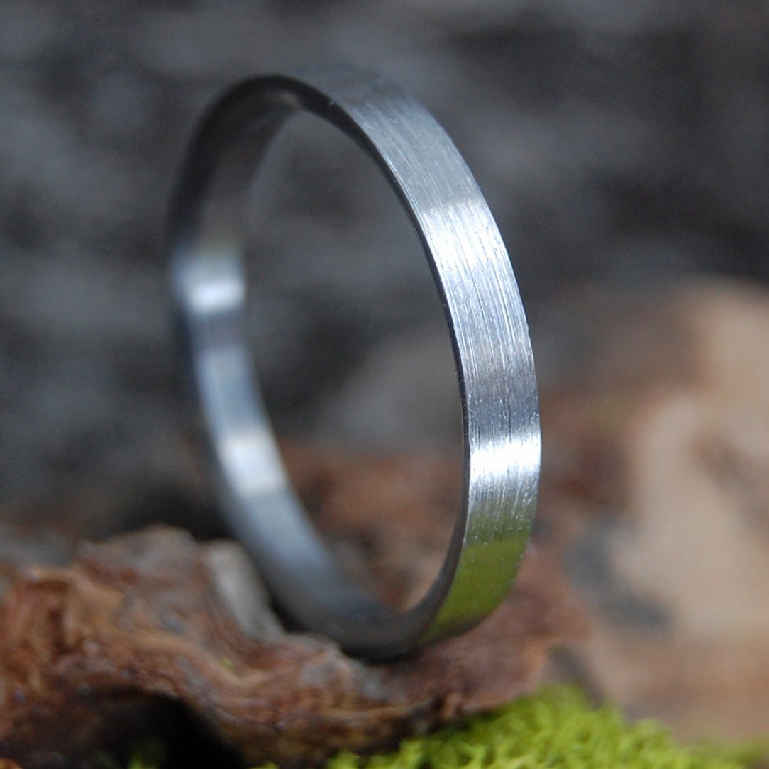 Brushed And Naked Slim | Men's Titanium Wedding Ring - Minter and Richter Designs