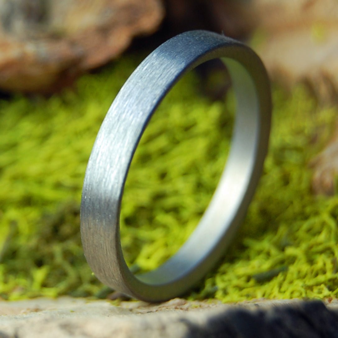 Brushed and Slim | Size 10.25 At 3.5mm | Titanium Wedding Ring | On Sale - Minter and Richter Designs
