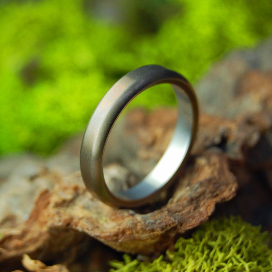 Brushed Sleek Slim | Size 4 At 2.5mm | Titanium Wedding Ring | On Sale - Minter and Richter Designs