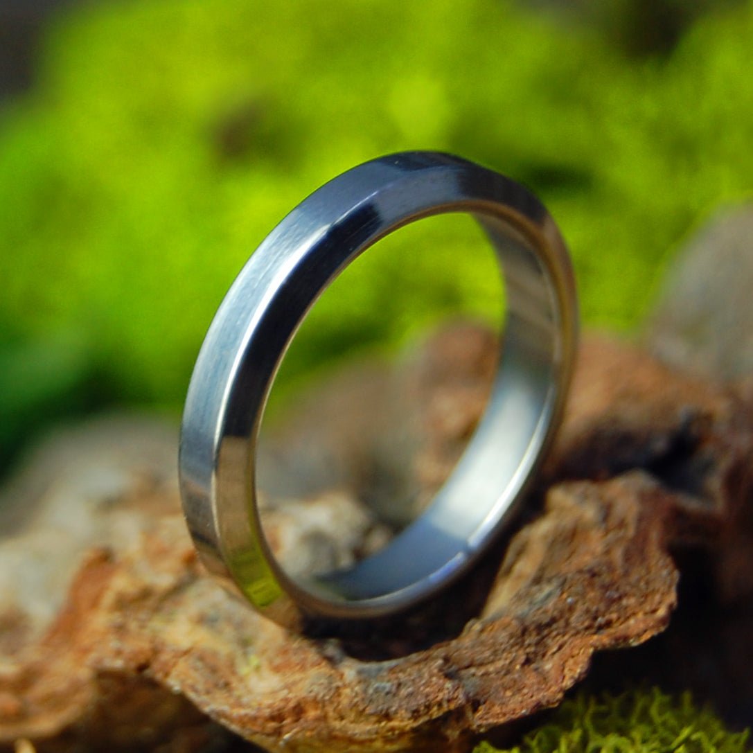 Brushed Sleek Slim | Size 5 At 3.5mm | Titanium Wedding Ring | On Sale - Minter and Richter Designs