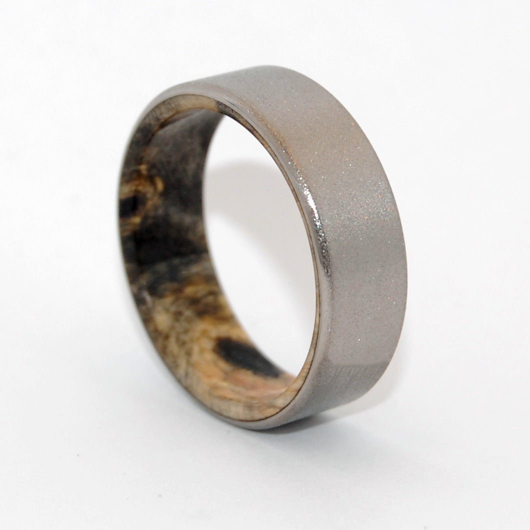 California Kore | Men's California Buckeye Wood & Titanium Wedding Ring - Minter and Richter Designs