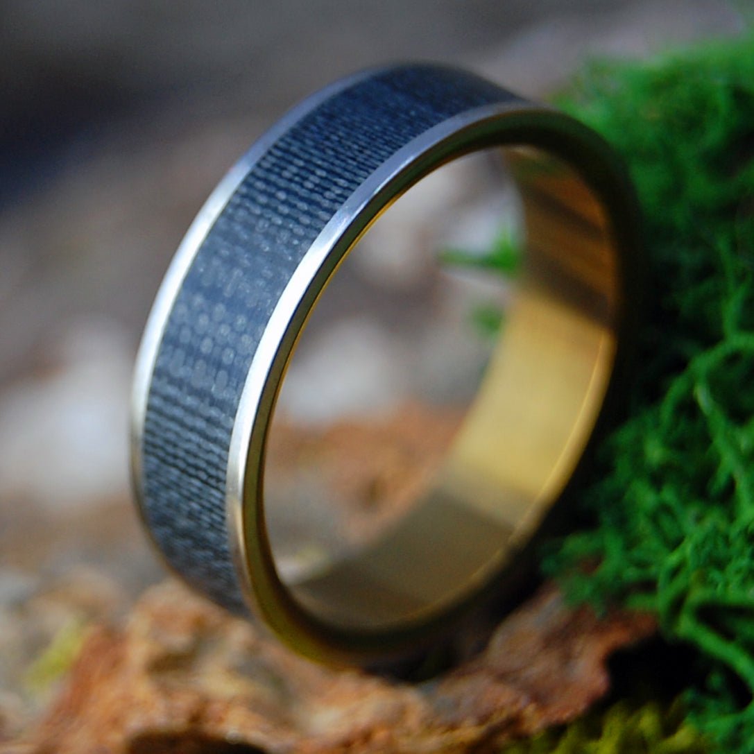 CARBON FIBER BRONZE | Men's Carbon Fiber & Titanium Wedding Ring - Minter and Richter Designs
