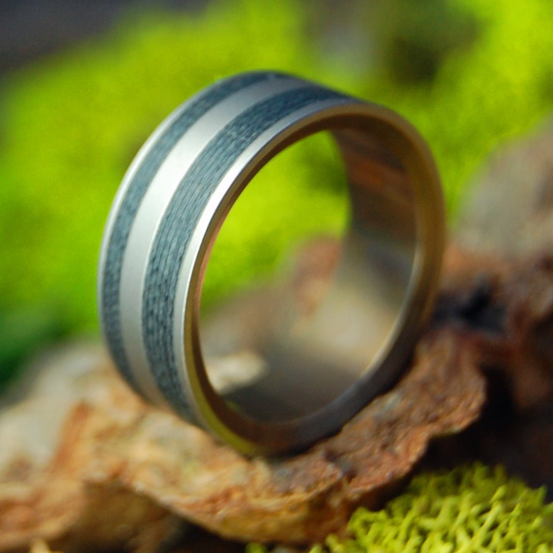 Carbon Fiber | Size 5.75 At 6.4mm | Carbon Fiber | Unique Wedding Band | On Sale - Minter and Richter Designs