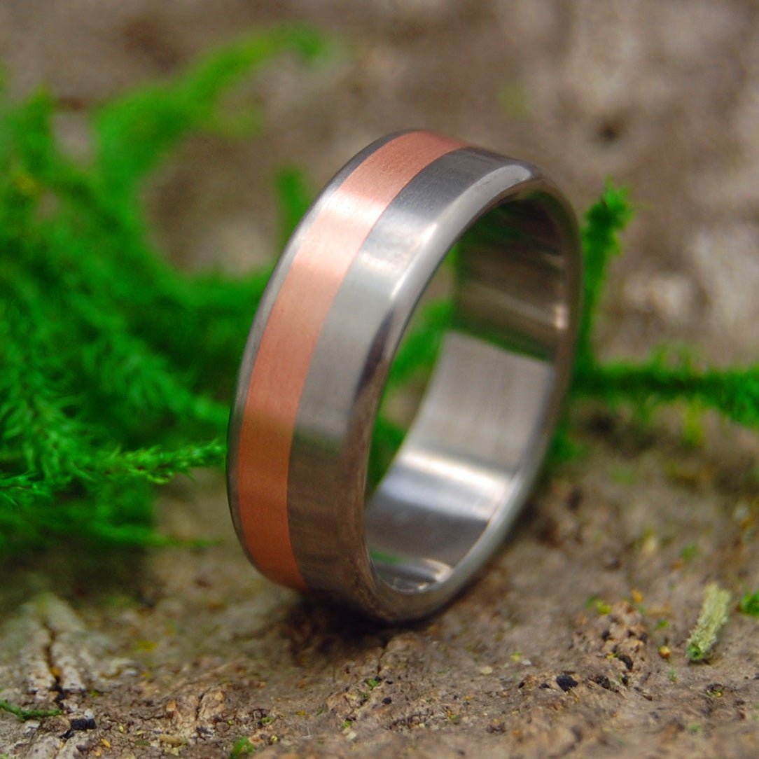 Coppersmith | Men's Copper & Titanium Wedding Ring - Minter and Richter Designs