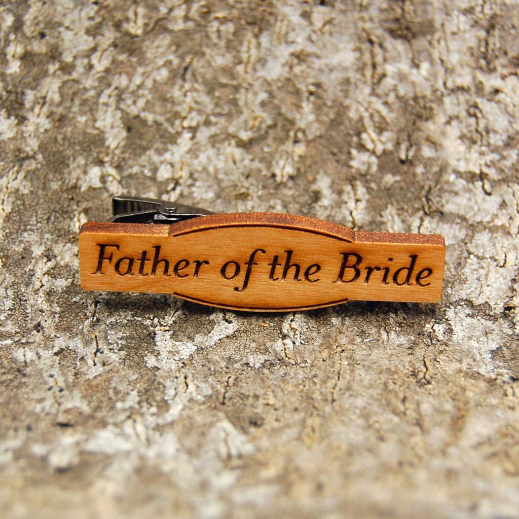 Customizable Alder Wood Tie Bar - Minter and Richter Designs