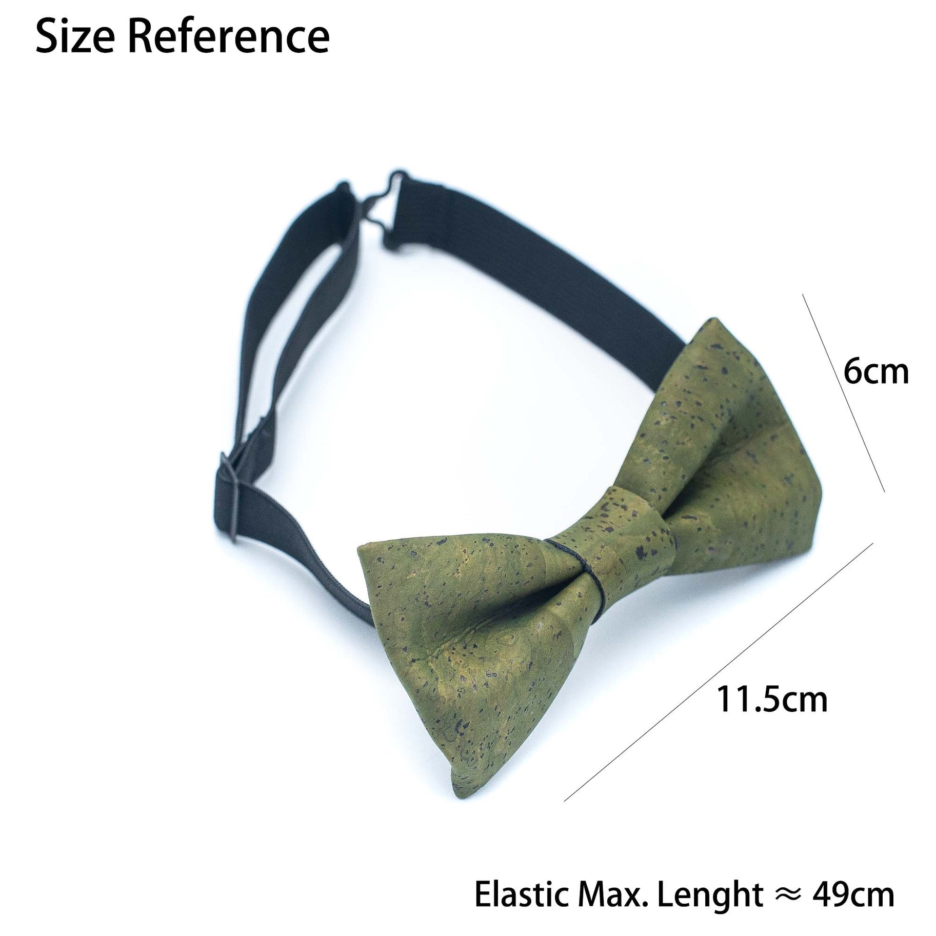 Dark Green Smart Cork Bow - Tie - Handmade Bow Tie - Groomsmen Gift - Minter and Richter Designs