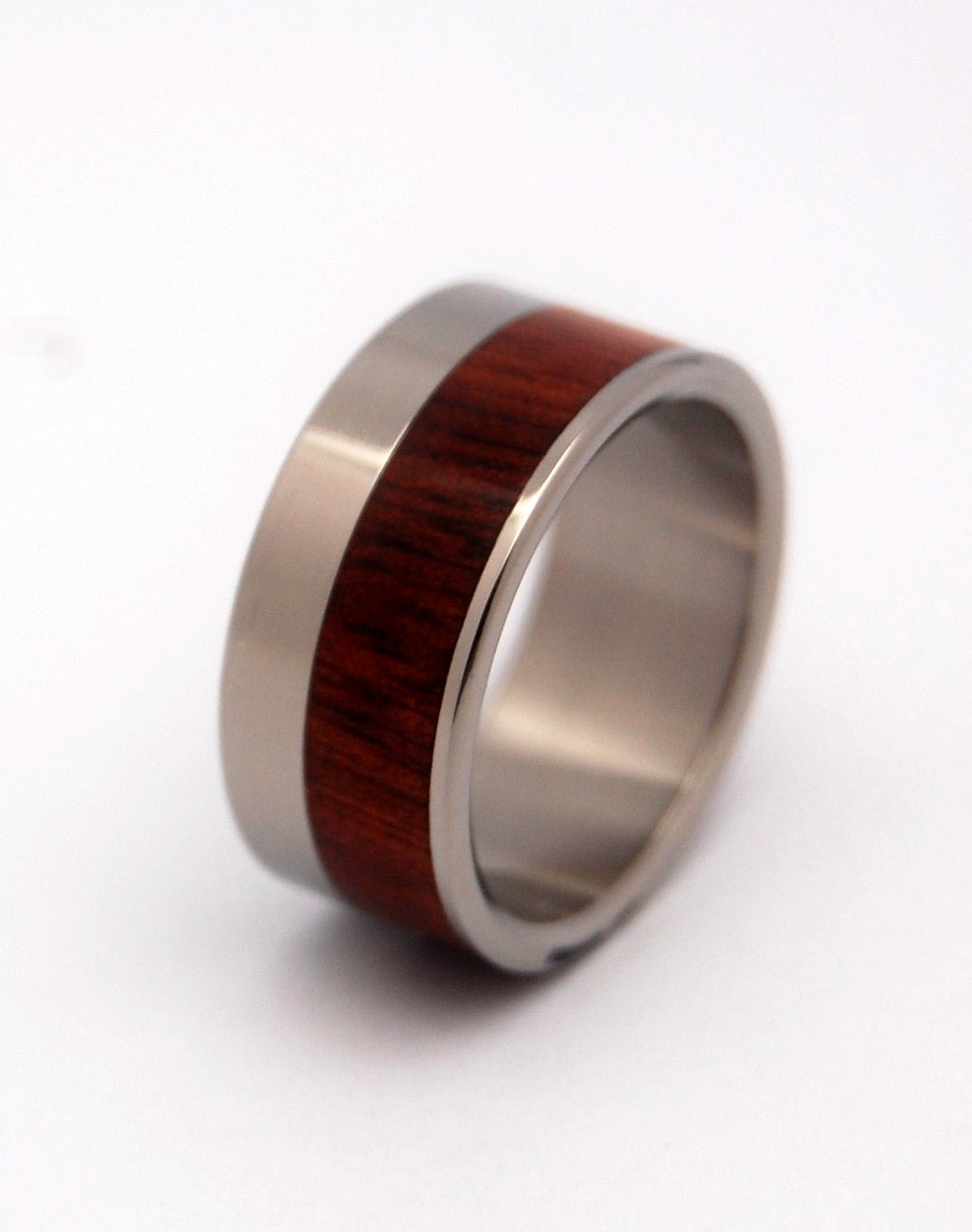 Dauphin Ii | Men's Bloodwood & Titanium Wedding Ring - Minter and Richter Designs