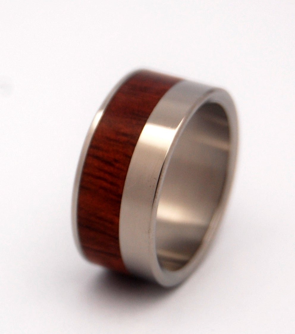 Dauphin Ii | Men's Bloodwood & Titanium Wedding Ring - Minter and Richter Designs