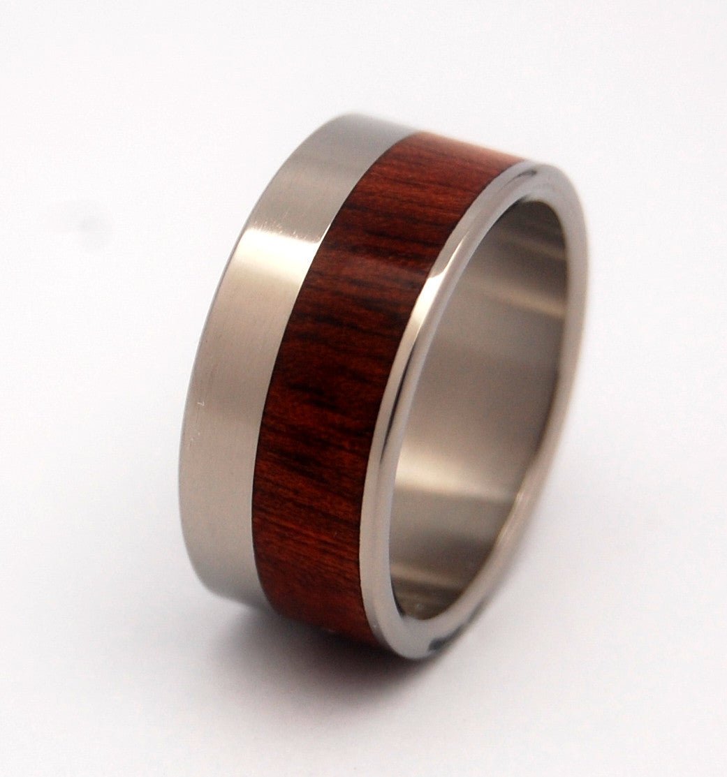 Dauphin Ii | Men's Bloodwood & Titanium Wedding Ring - Minter and Richter Designs