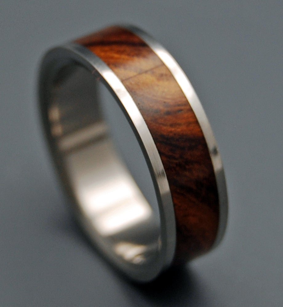 Desert Rose | Men's Desert Rose Wood Wedding Ring - Minter and Richter Designs