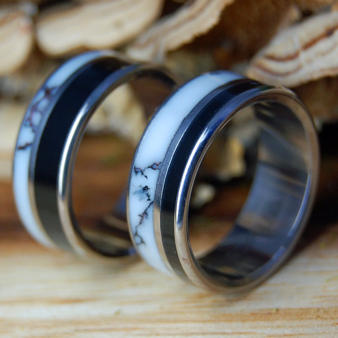 Minter & Richter - DOUBLE WILD ONYX SET | Wild Horse Jasper & Onyx