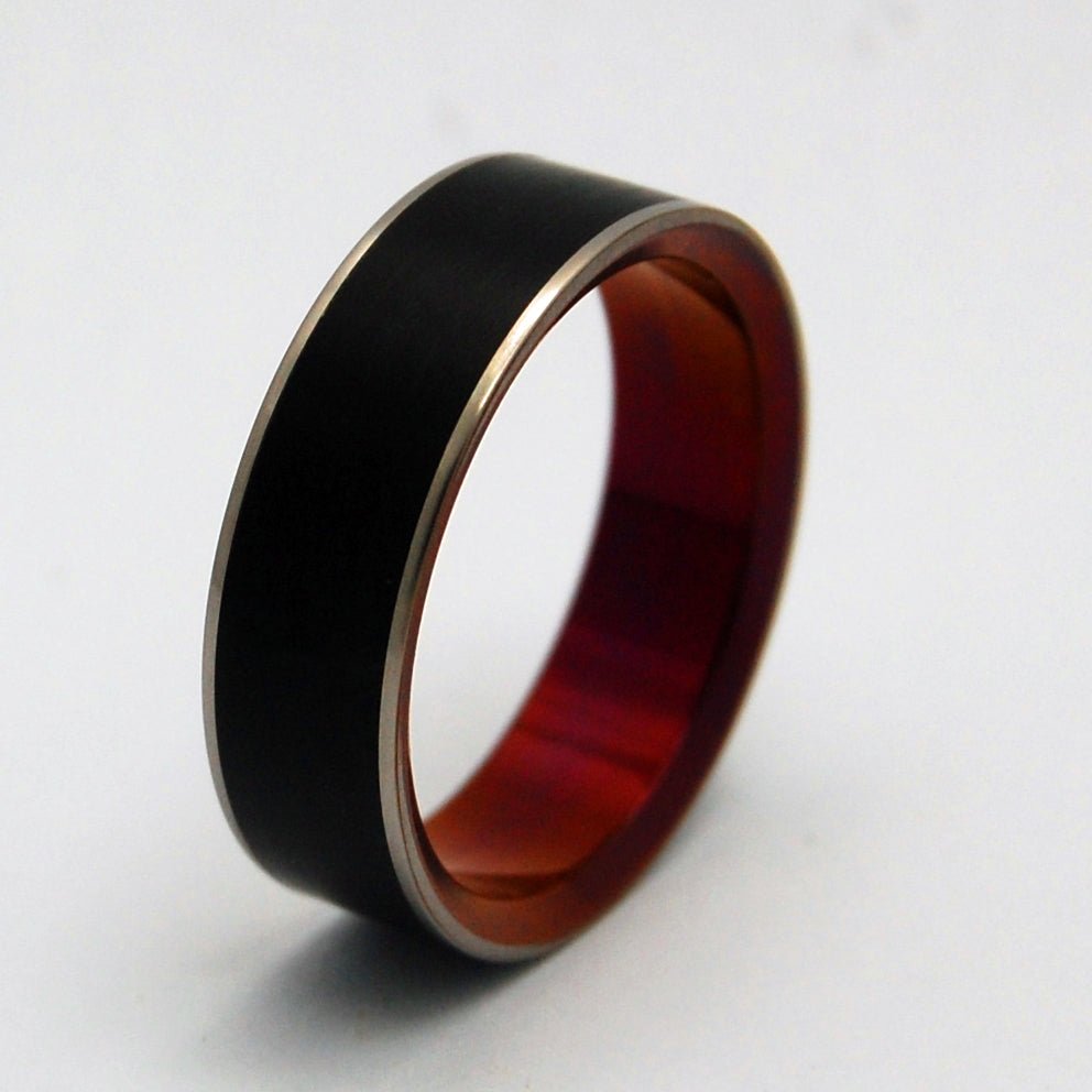 Dream Of Electric Sheep | Men's Titanium Wedding Ring - Minter and Richter Designs