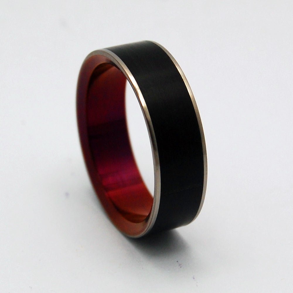 Dream Of Electric Sheep | Men's Titanium Wedding Ring - Minter and Richter Designs