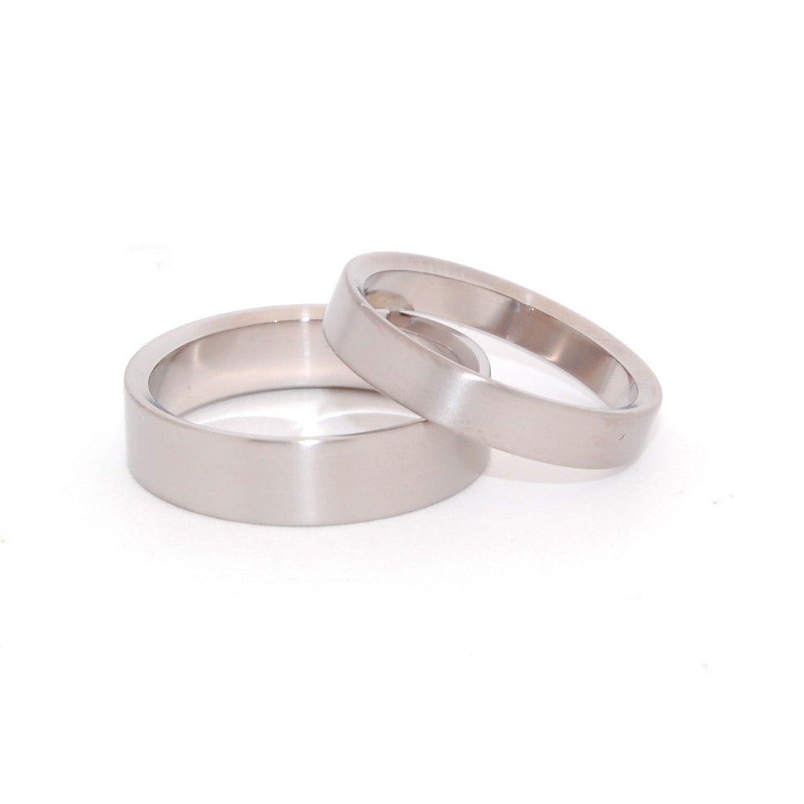 Eden | Titanium Wedding Ring - Unique Wedding Ring Set - Minter and Richter Designs