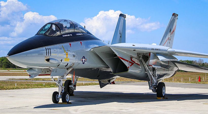 F - 14 TOMCAT MIL POWER | Men's Fighter Jet & Titanium Wedding Ring - Minter and Richter Designs