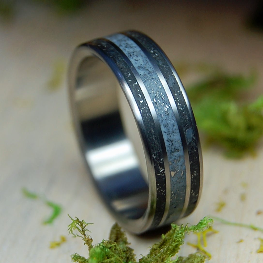 F - 14 Tomcat Mil Power | Men's Fighter Jet & Titanium Wedding Ring - Minter and Richter Designs