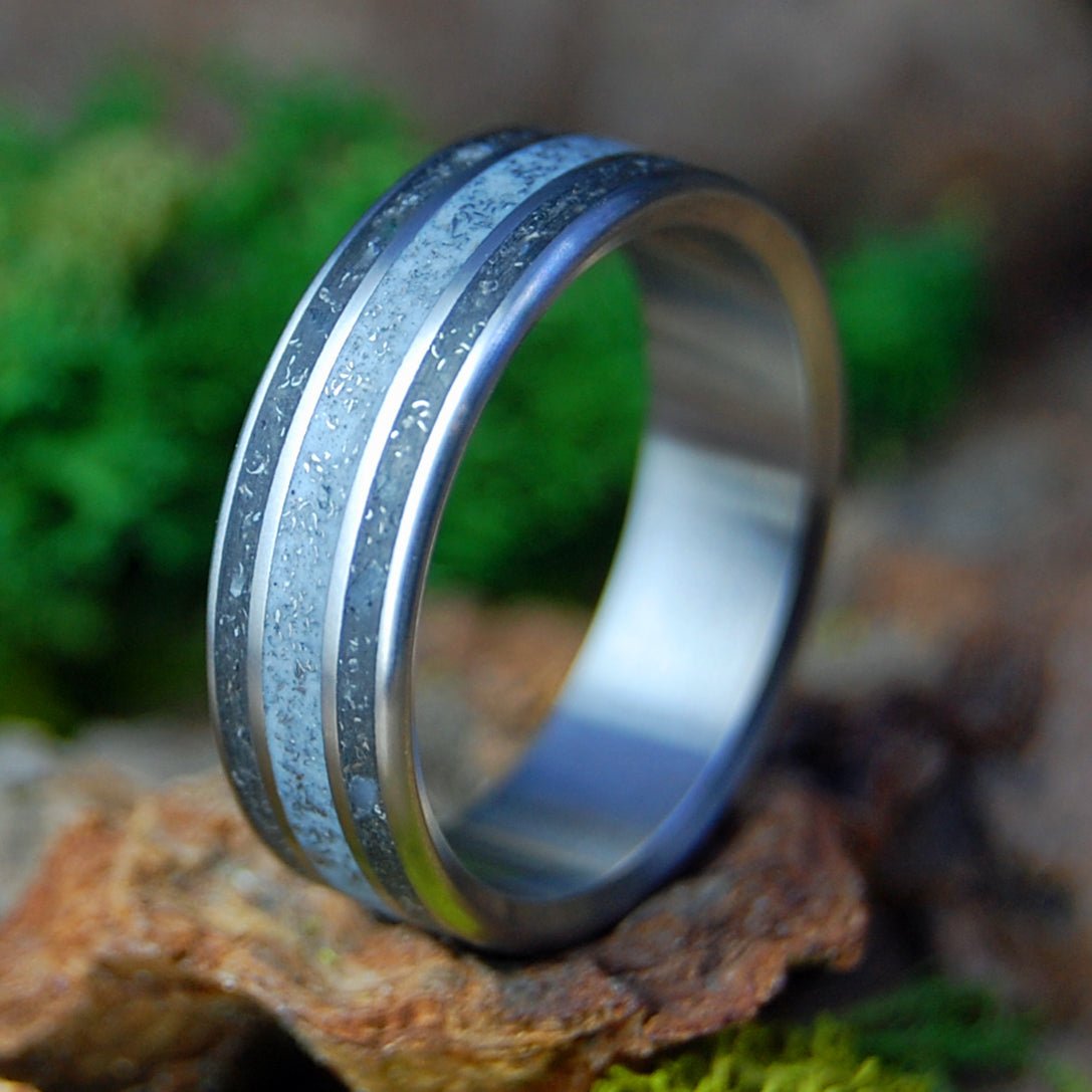 F - 14 Tomcat Mil Power | Men's Fighter Jet & Titanium Wedding Ring - Minter and Richter Designs