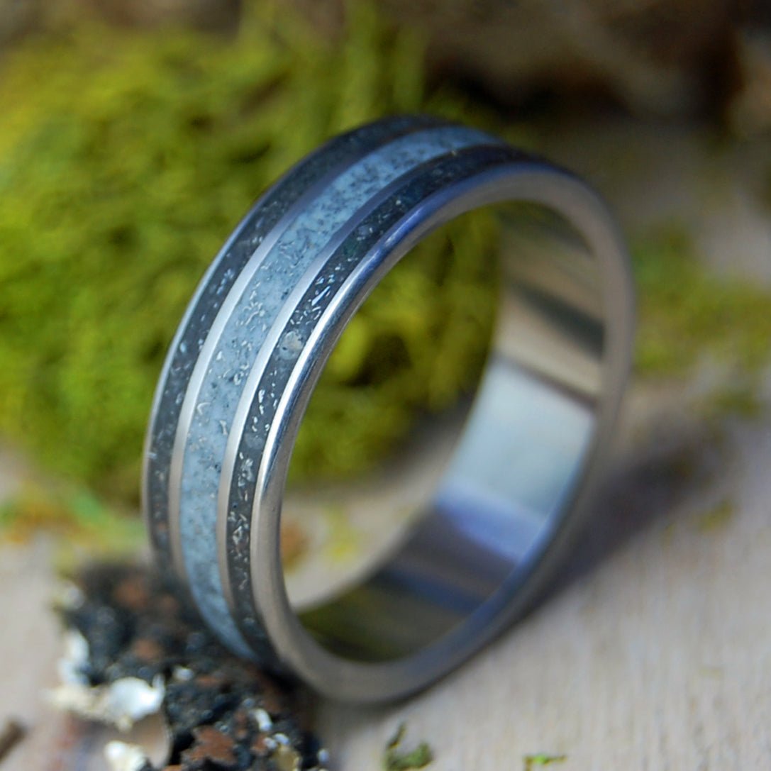 F - 14 Tomcat Mil Power | Men's Fighter Jet & Titanium Wedding Ring - Minter and Richter Designs