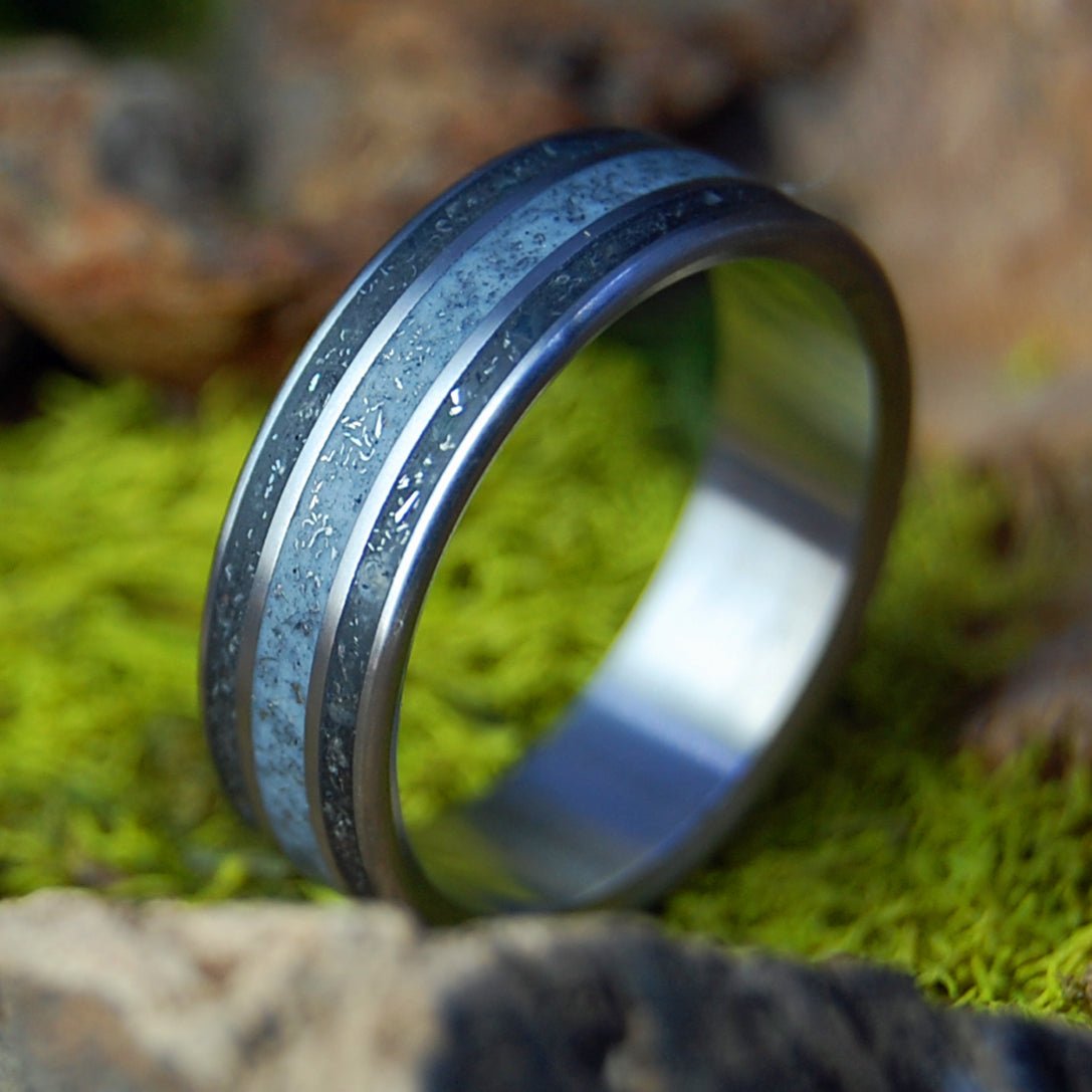 F - 14 Tomcat Mil Power | Men's Fighter Jet & Titanium Wedding Ring - Minter and Richter Designs