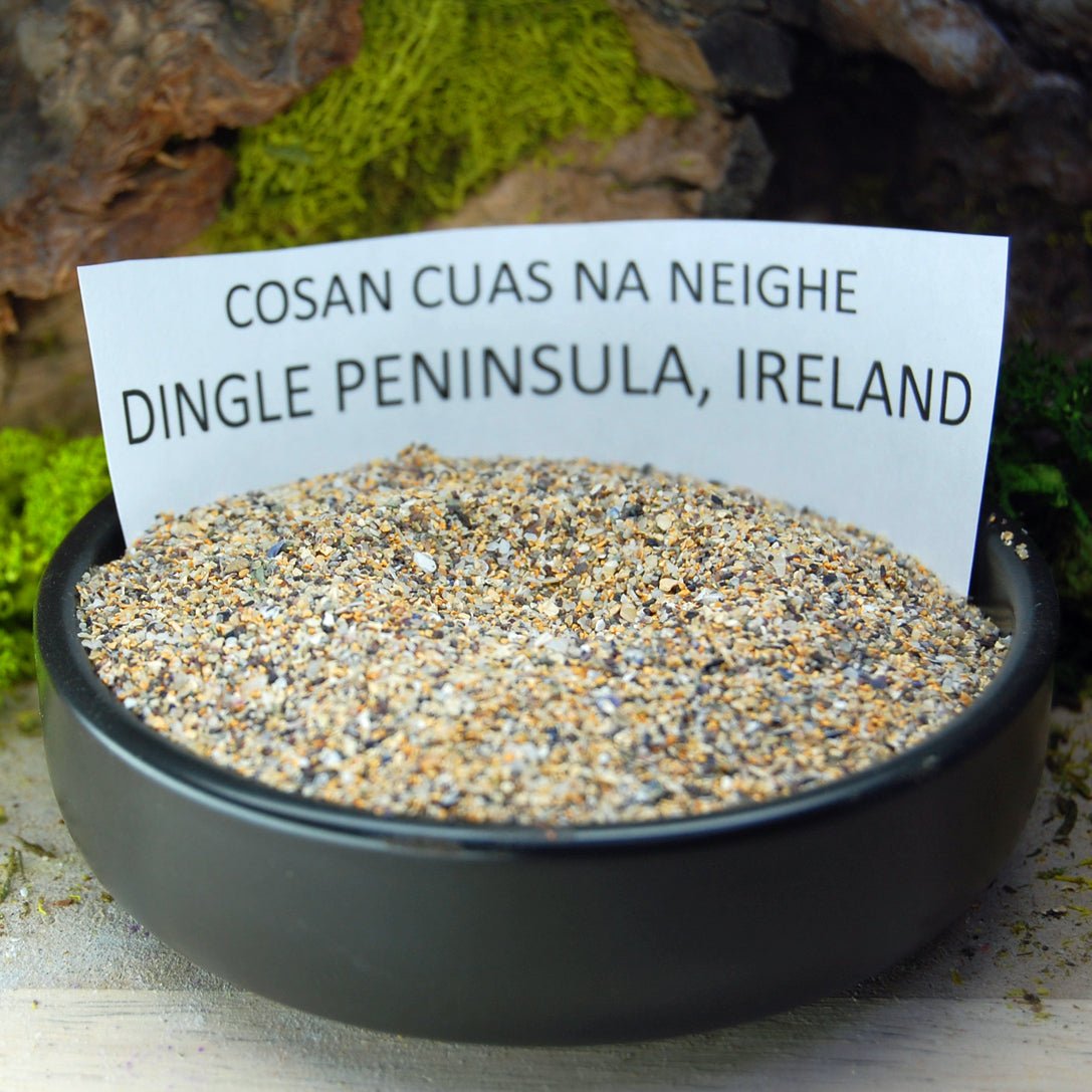 From Vik to Dingle Blue | Beach Sand & Lava Titanium and Inox Steel Wedding Rings - Unique Wedding Rings - Minter and Richter Designs