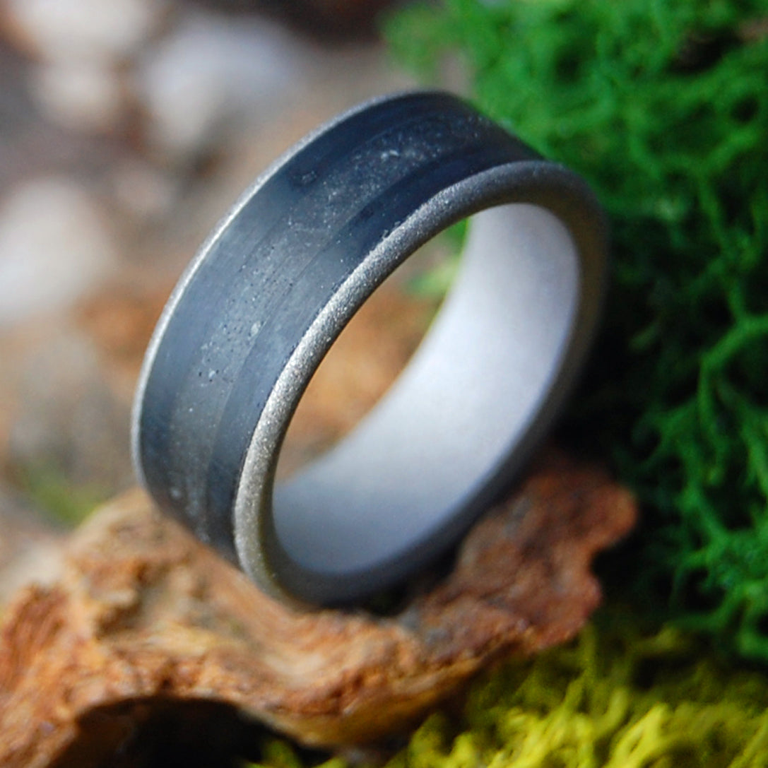 GROOM'S SHIRT | Wedding Shirt Fabric & Titanium Wedding Ring