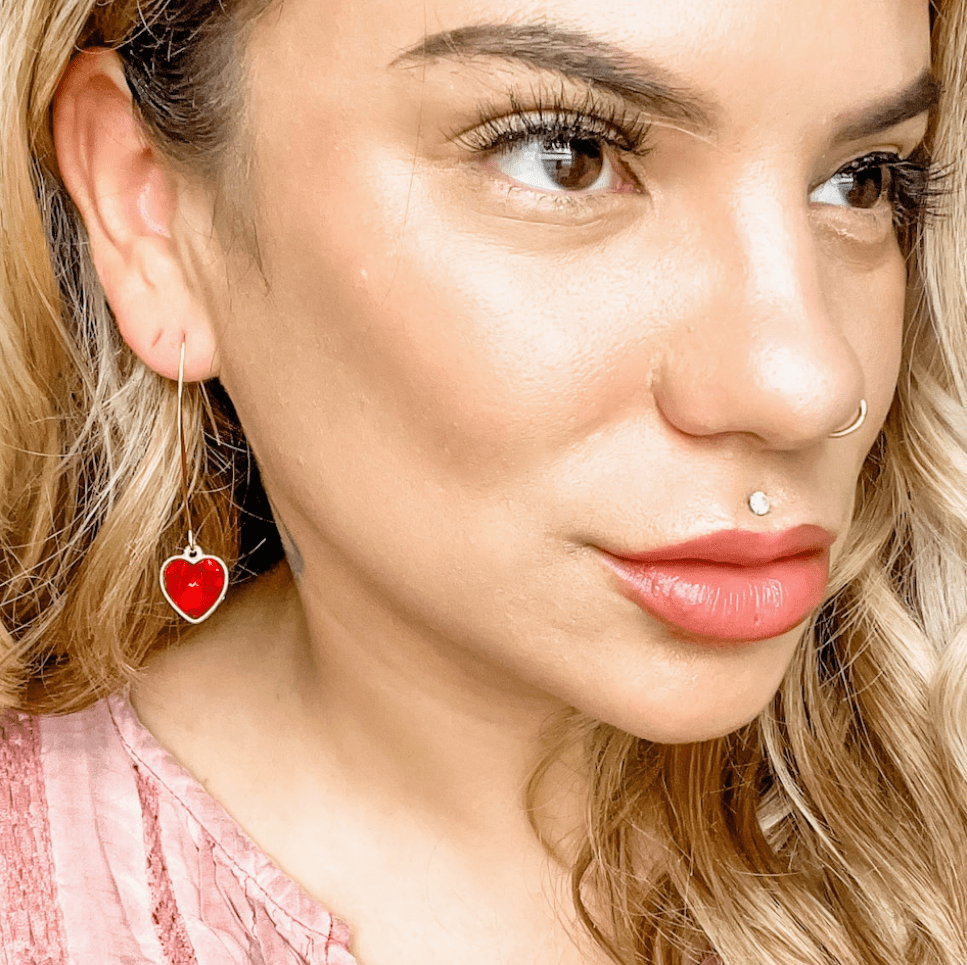 HEART & SOUL IN RUBY | Handmade Earrings - Minter and Richter Designs