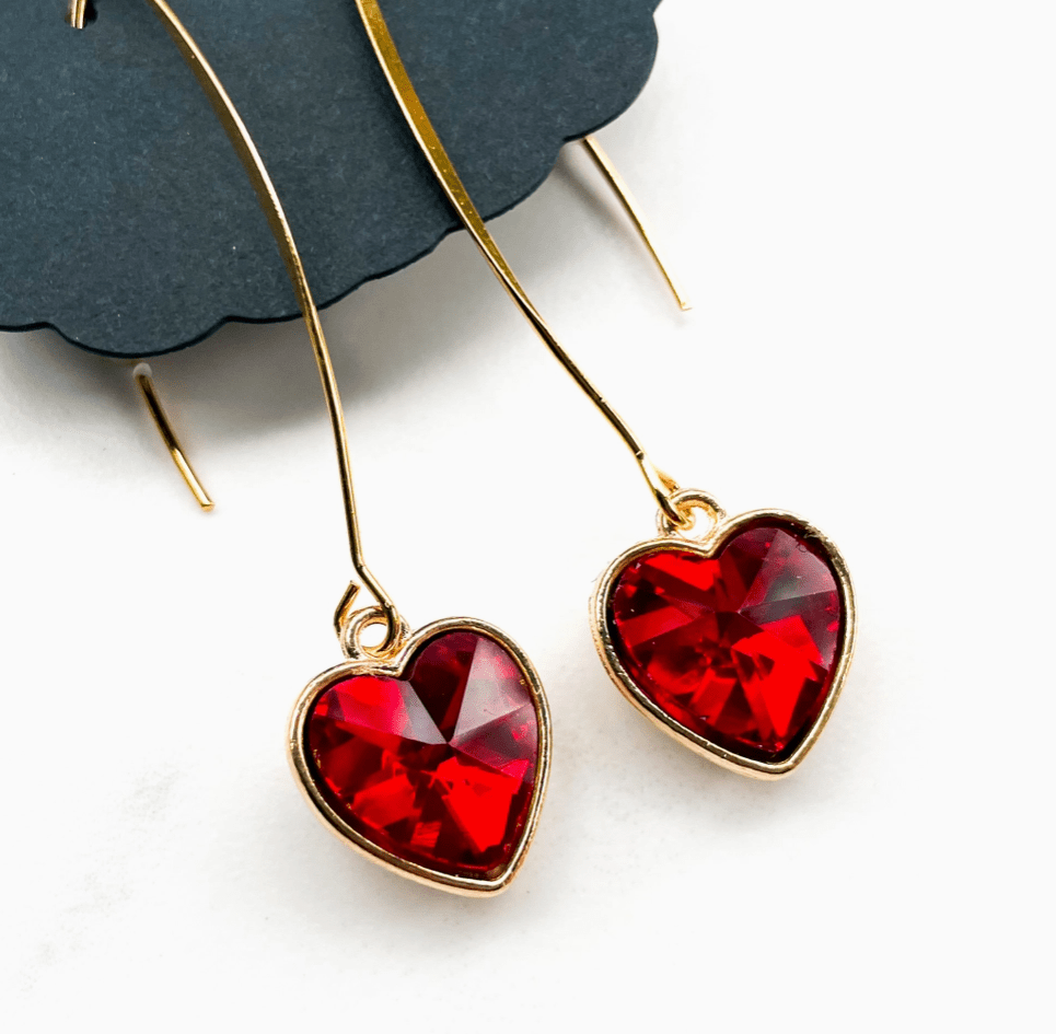 HEART & SOUL IN RUBY | Handmade Earrings - Minter and Richter Designs
