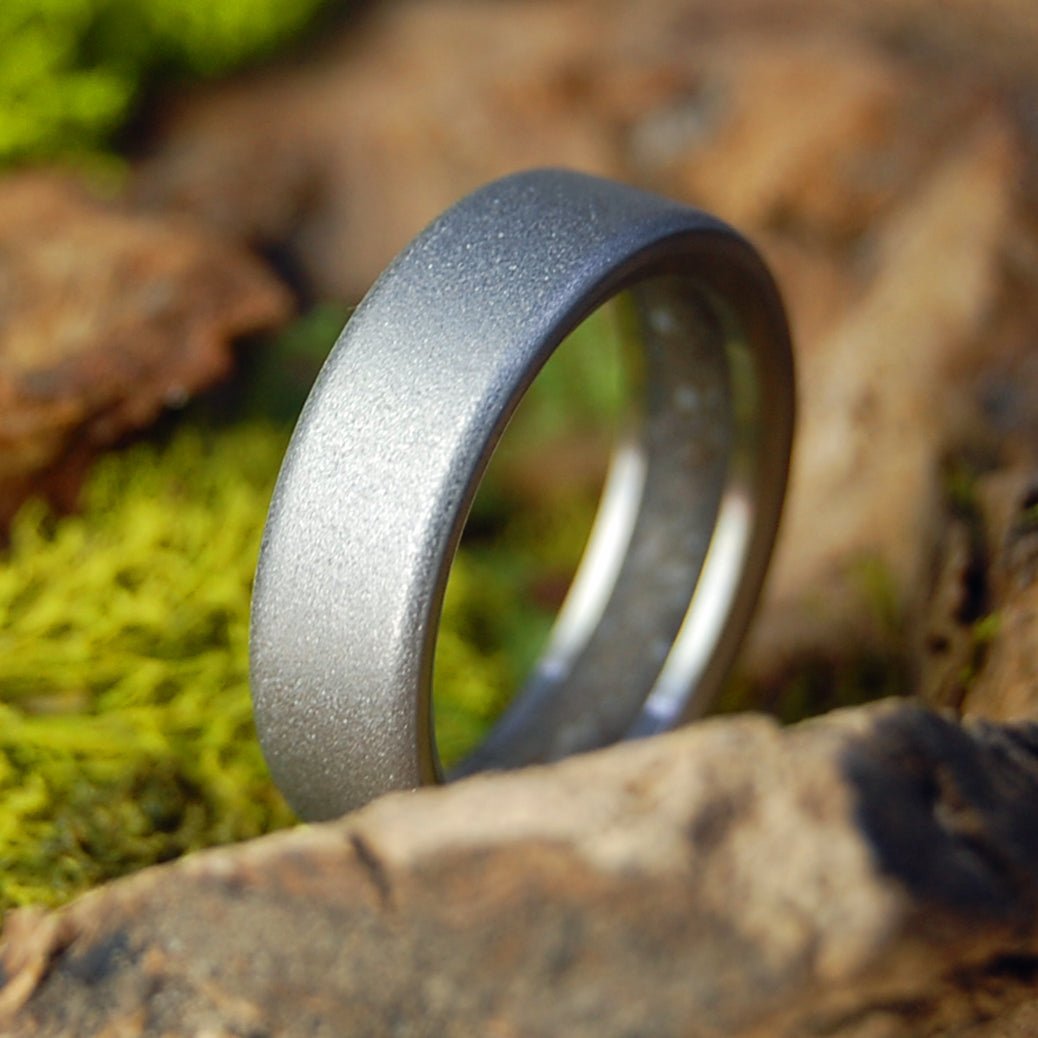 Humble Hidden Petoskey | Petoskey Stone - Unique Wedding Ring - Minter and Richter Designs