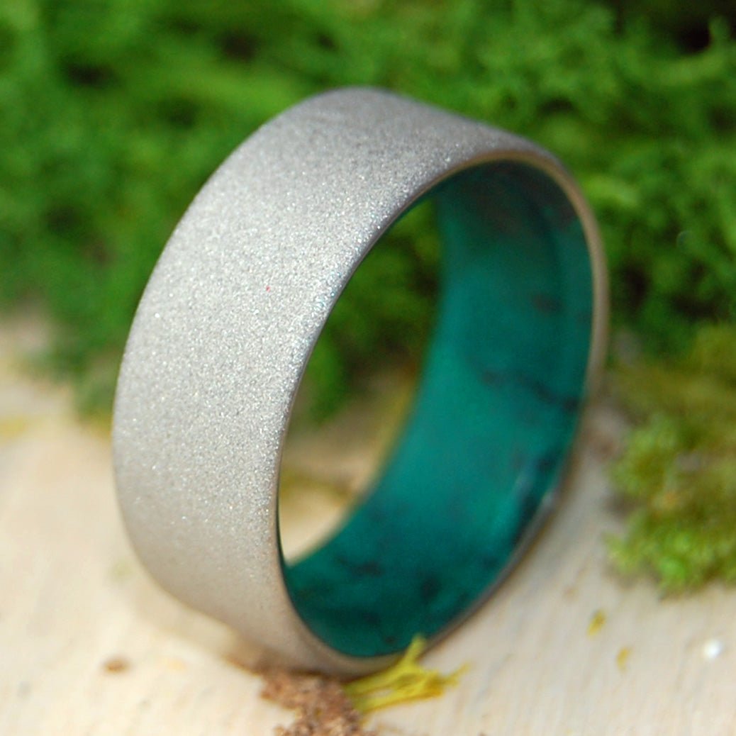 Jade Forest | Men's Jade & Titanium Wedding Ring - Minter and Richter Designs