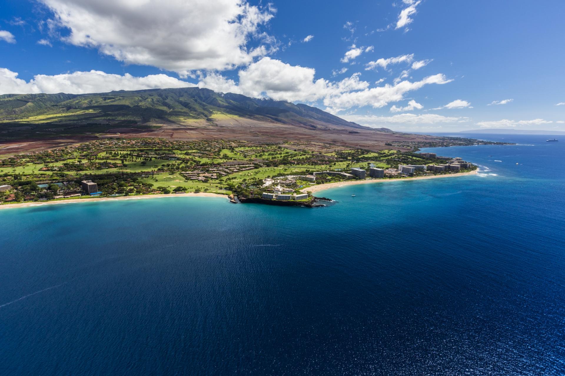 KAANAPALI MAGIC | Aquatic Blue Resin & Koa, Kaanapali Sand - Beach Sand Ring - Wooden Wedding Ring