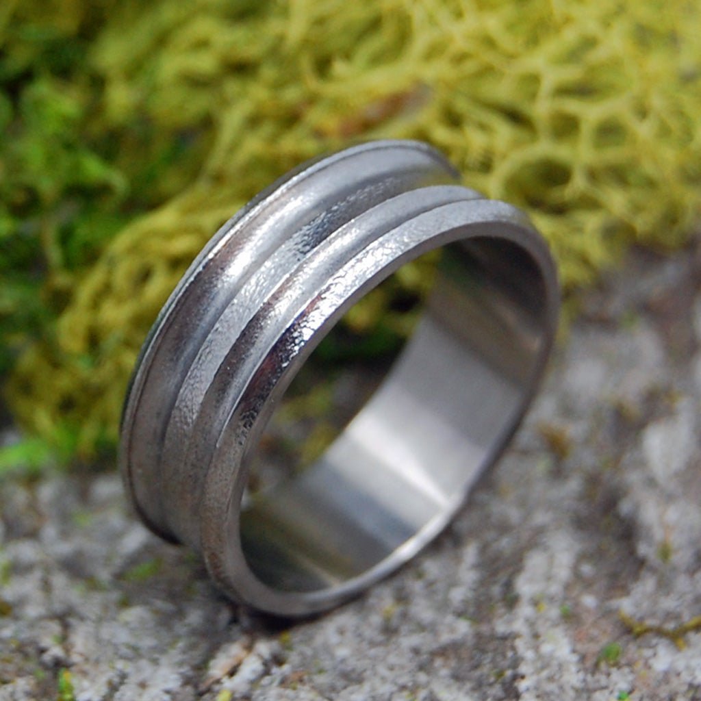 KING'S CROWN | Size 8.75 At 6.4mm | Titanium Wedding Ring | On Sale - Minter and Richter Designs
