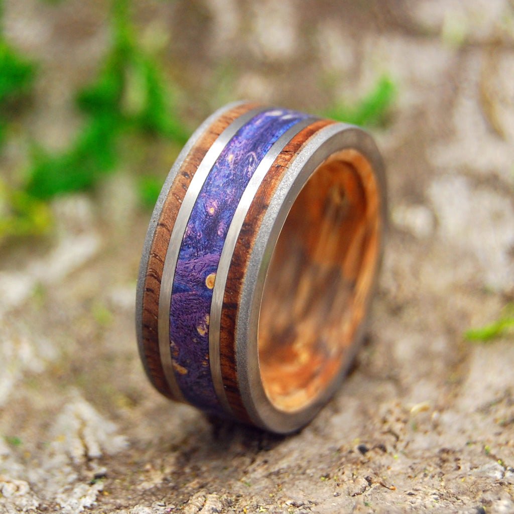 Koa Triumph | Men's Koa Wood Wedding Ring - Minter and Richter Designs