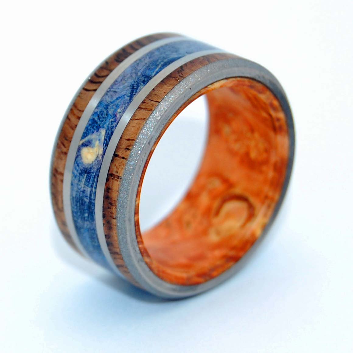 Koa Triumph | Men's Koa Wood Wedding Ring - Minter and Richter Designs